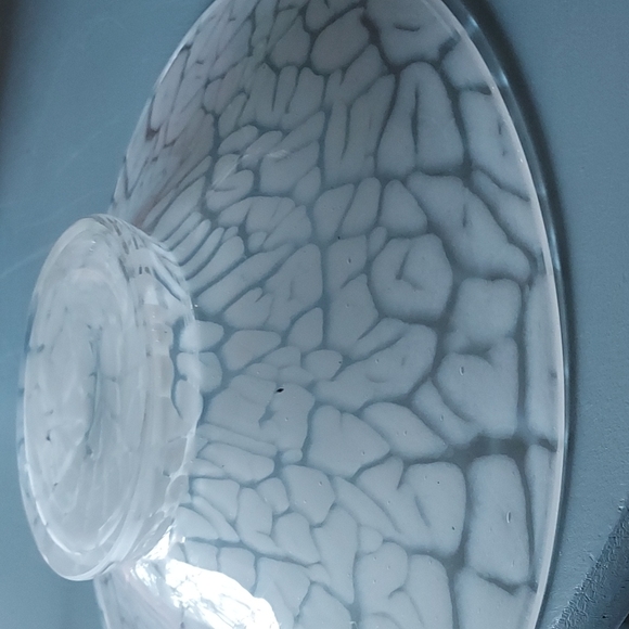 💕  Antique glass cloud  bowl candle holder centerpiece - Picture 9 of 15